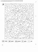 Kleurplaat Groep Letterherkenning Downloaden sketch template