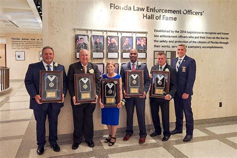 florida law enforcement officers inducted  hall  fame