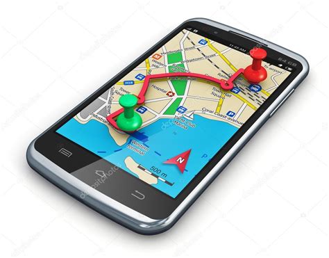 gps navigation  smartphone stock photo  scanrail