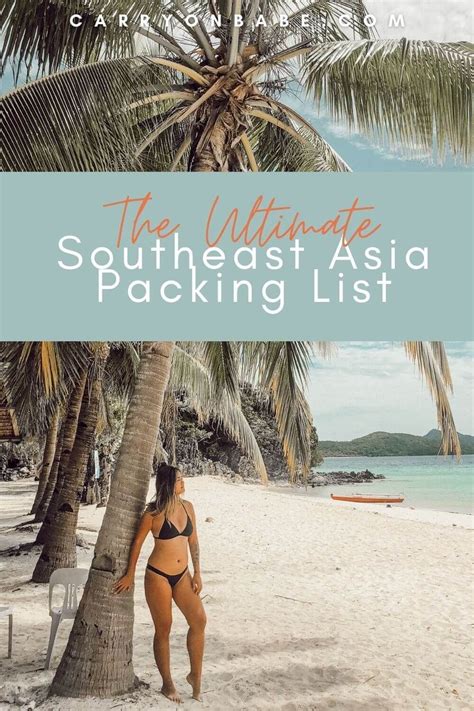 vietnam packing list southeast asia packing list thailand packing