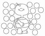 Dot Coloring Pages Dauber Bingo Worksheets Template Printable Cover Painting Preschool Marker Roll Printables Sheets Color Paint Dots Kids Activities sketch template