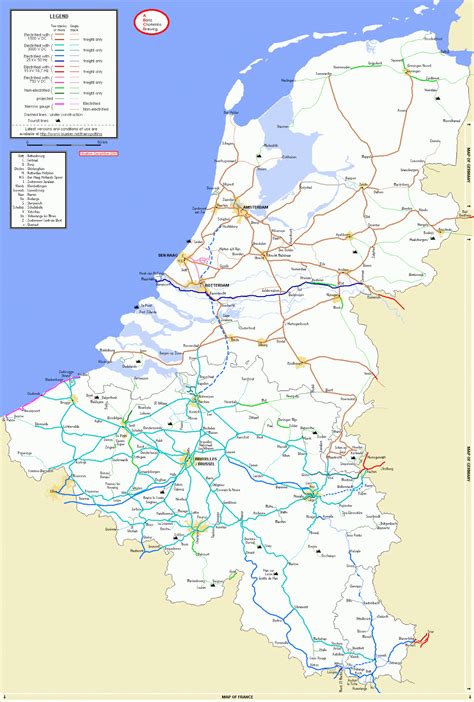 transpress nz  benelux railway network map