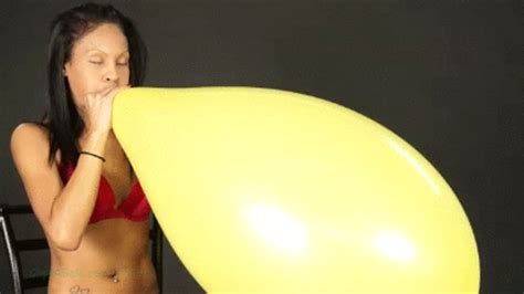 Marley Blows 17 Balloons To Pop Hd Custom Fetish Shoots