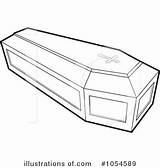 Coffin Clipart Casket Illustration Coloring Template Royalty Perera Lal Pages sketch template