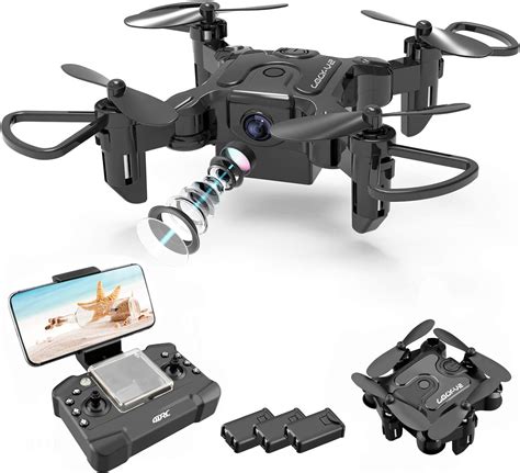 drc mini drone pliable avec camera pour enfants  adultes nano drone