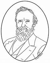Rutherford Hayes Birchard Clipart Clipground 19th President Coloring Clip sketch template