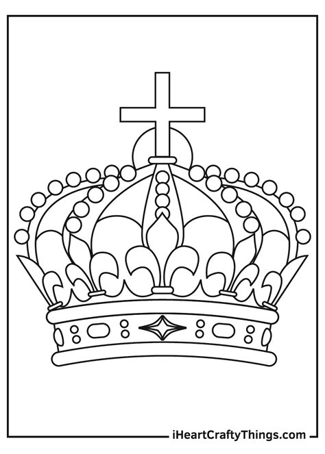 crown coloring pages updated