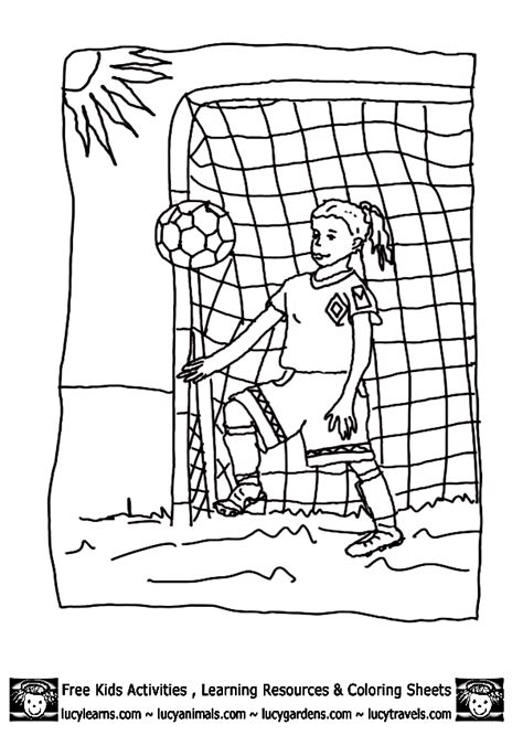 soccer goalie coloring pages coloring pages