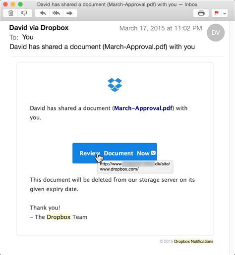 kirkville beware dropbox shared file phishing emails
