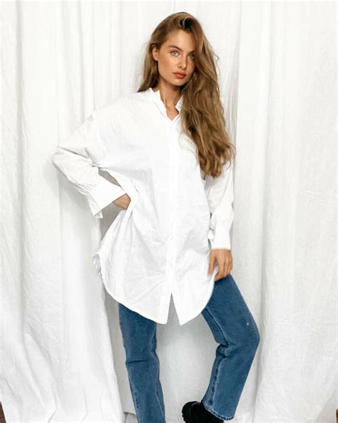 witte blouse oversized comegetfashion