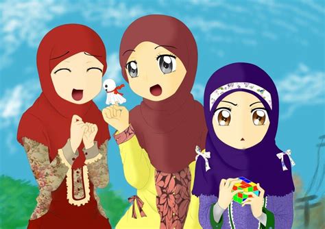 muslim anime me and my muslim heart animasi kartun dan sahabat