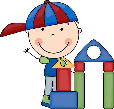 playing blocks clipart   cliparts  images  clipground