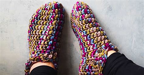crochet adult booties   pattern