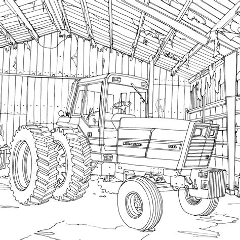 printable tractor image coloring page  print  color