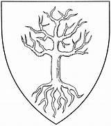 Heraldry Arms Coat Eradicated Blasted Mistholme Crest sketch template