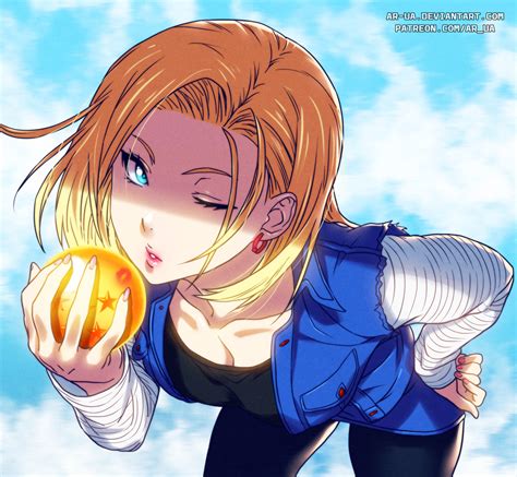 dragon ball z android 18 by ar ua on deviantart