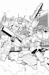 Transformers Megatron Optimus sketch template