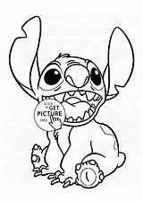 Stitch Coloring Pages Printable Kids Disney Lilo 4kids Happy Coloing sketch template