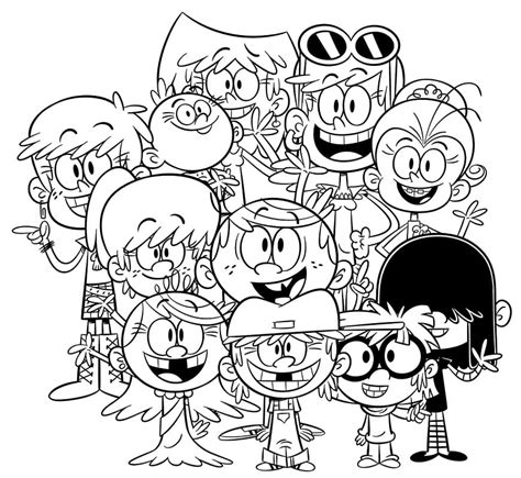 loud house coloring pages  printable coloring pages  kids