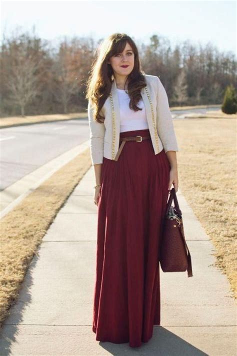 stylish  comfy winter maxi skirt outfits styleoholic