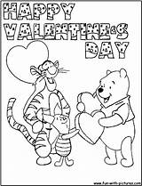 Valentines Pooh Valentinesday Valentinstag Tausenden Colouring Homeschooling Freecoloring sketch template