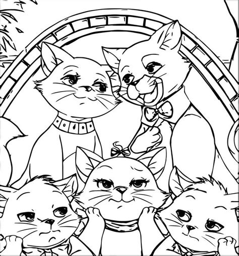 disney  aristocats photo coloring page