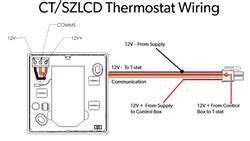 wiring diagram  installing  replacement single zone thermostat  dometic rv air