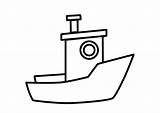 Boat Coloring Pages Clipart Template Printable Preschool Easy Print Google Color Kids Ship Templates Sailboat Sheets Toddlers Boating Transparent Drawing sketch template