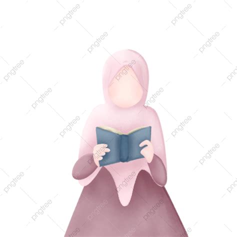 hinh anh kartun muslimah membaca buku png hoi giao khong  dien