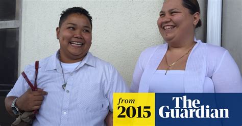 same sex couple who were denied guam marriage license file lawsuit world news the guardian