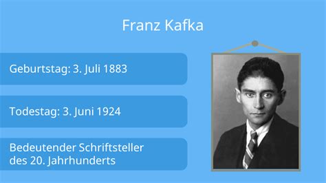 franz kafka biografie lebenslauf und bekannte werke mit video