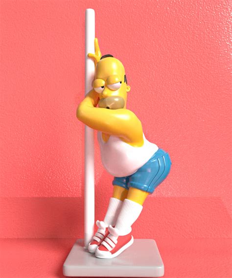 Artstation Homer Simpson 3d Printable Download Stl