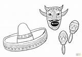 Coloring Pages Mariachi Kids Pinata Printable Getcolorings Thank sketch template