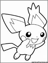 Pikachu Pichu Pokemon Imprimer Laguerche sketch template