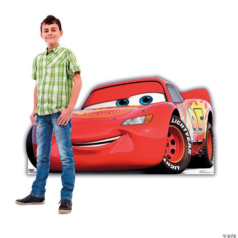 Disneys Cars 3™ Lightning Mcqueen Life Size Cardboard Stand Up