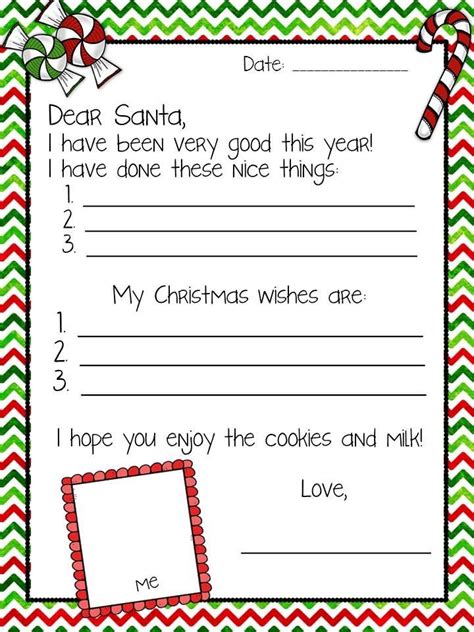 letter  santa template christmas school preschool christmas