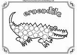 Crocodile Coloriage Gommettes Gommette Activité Coloriages Nounoudunord Nounou Crocodiles Manuelle Cliquez Enfant Dessine sketch template