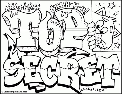 graffiti coloring pages  kids coloring home