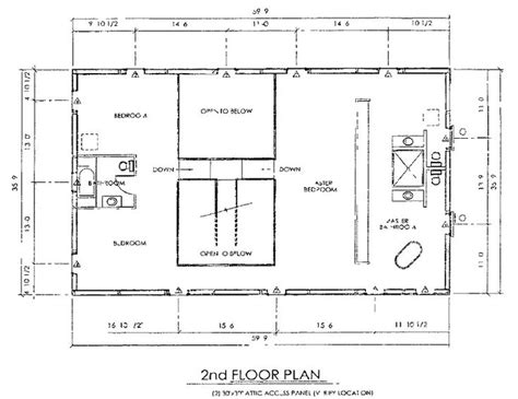 morton building   plan simple floor plans