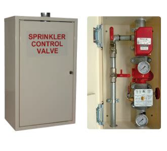 sprinkler control valve cabinets aft fire supplies