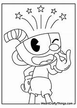 Cuphead sketch template