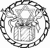 Coloring Hanukkah Pages David Star Holiday Jewish Print Colouring Related Posts sketch template