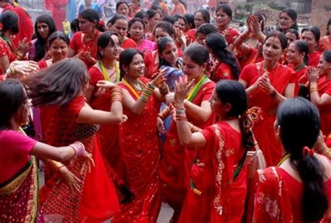 All About Nepal Teej Festival Of Nepali Hindu Women Where Song And