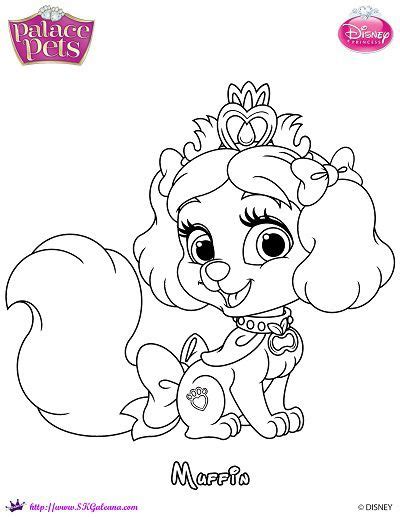 princess palace pets muffin coloring page puppy coloring pages