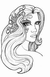 Coloring Mystical Mythical Volwassenen Sorcery Imagixs Myth Legend Elves Kleurplaat Stress Grown Ups sketch template