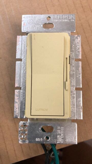 lutron diva dv p single pole preset dimmer switches  white  sale  ebay