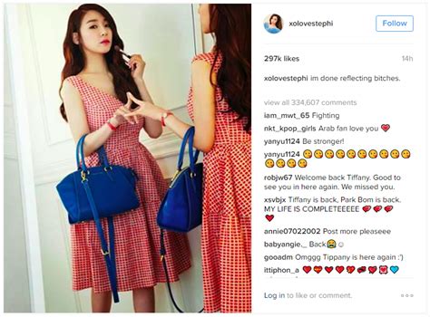 Tiffany Snsd Makes First Post On Instagram Since Social Media Scandal