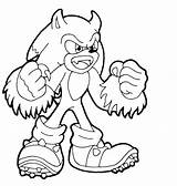 Coloring Sonic Pages Games Popular sketch template