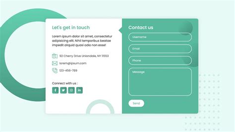create awesome contact  form  html  css html css
