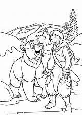Coloring Pages Brother Bear sketch template